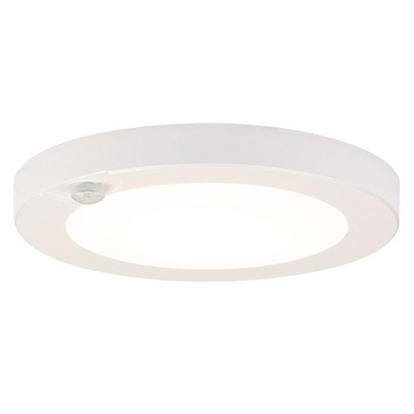 Westinghouse Fixture Ceiling LED Flush-Mount Sensor 7W 4000K Rnd 6In White White Frosted Shd 6111800